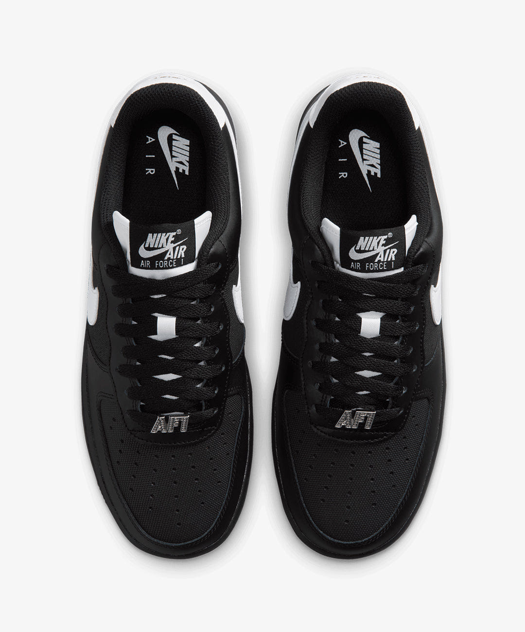 Nike | AIR FORCE 1 '07 SE { BLACK/WHITE - METALLIC SILVER
