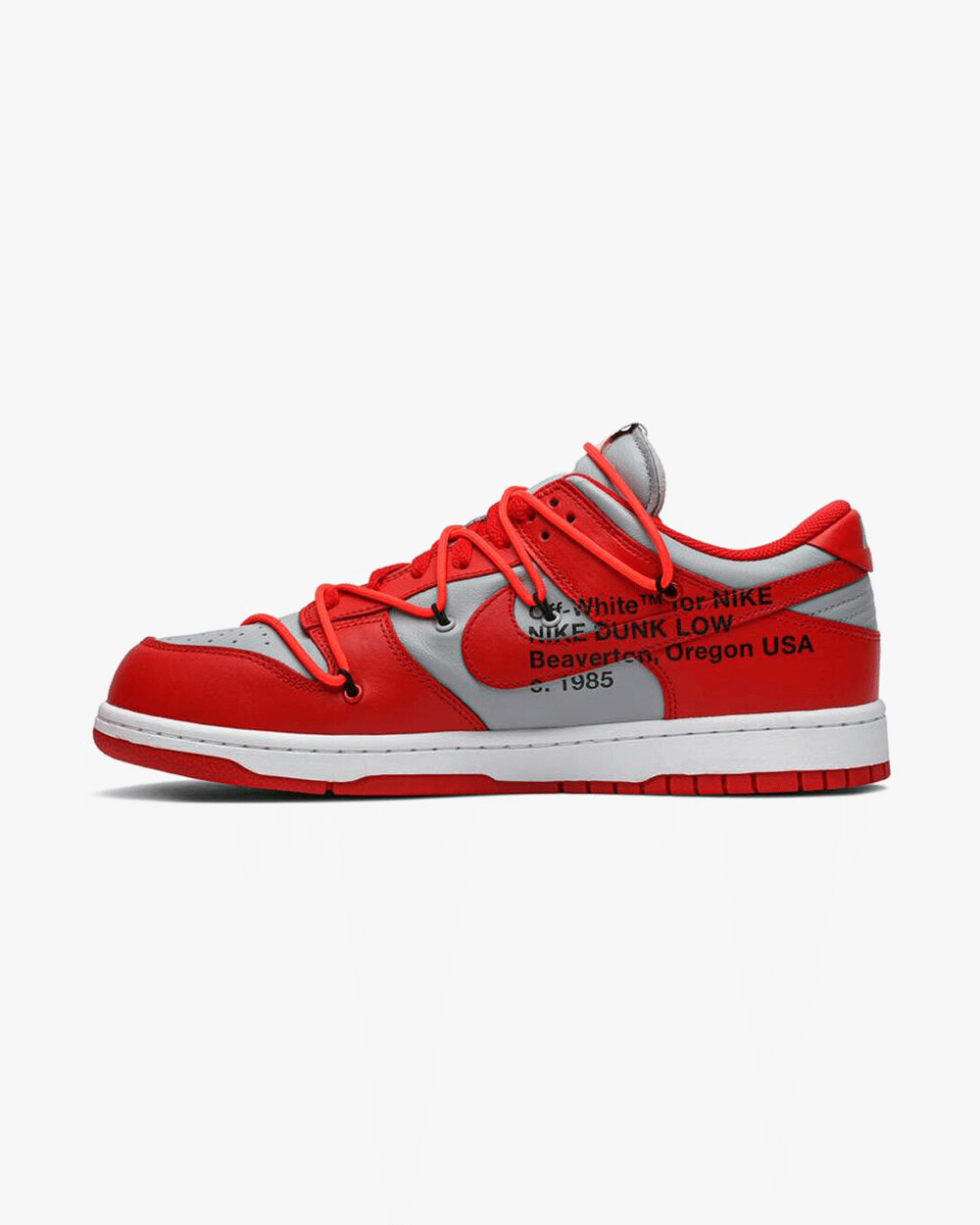 NIKE x OFF WHITE DUNK LOW UNIVERSITY RED