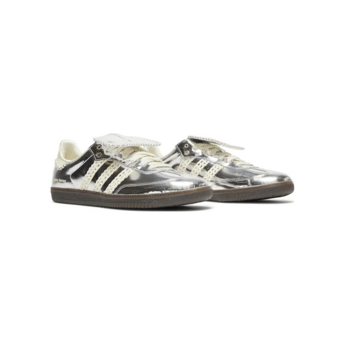 adidas Samba Silver Metallic x Wales Bonner