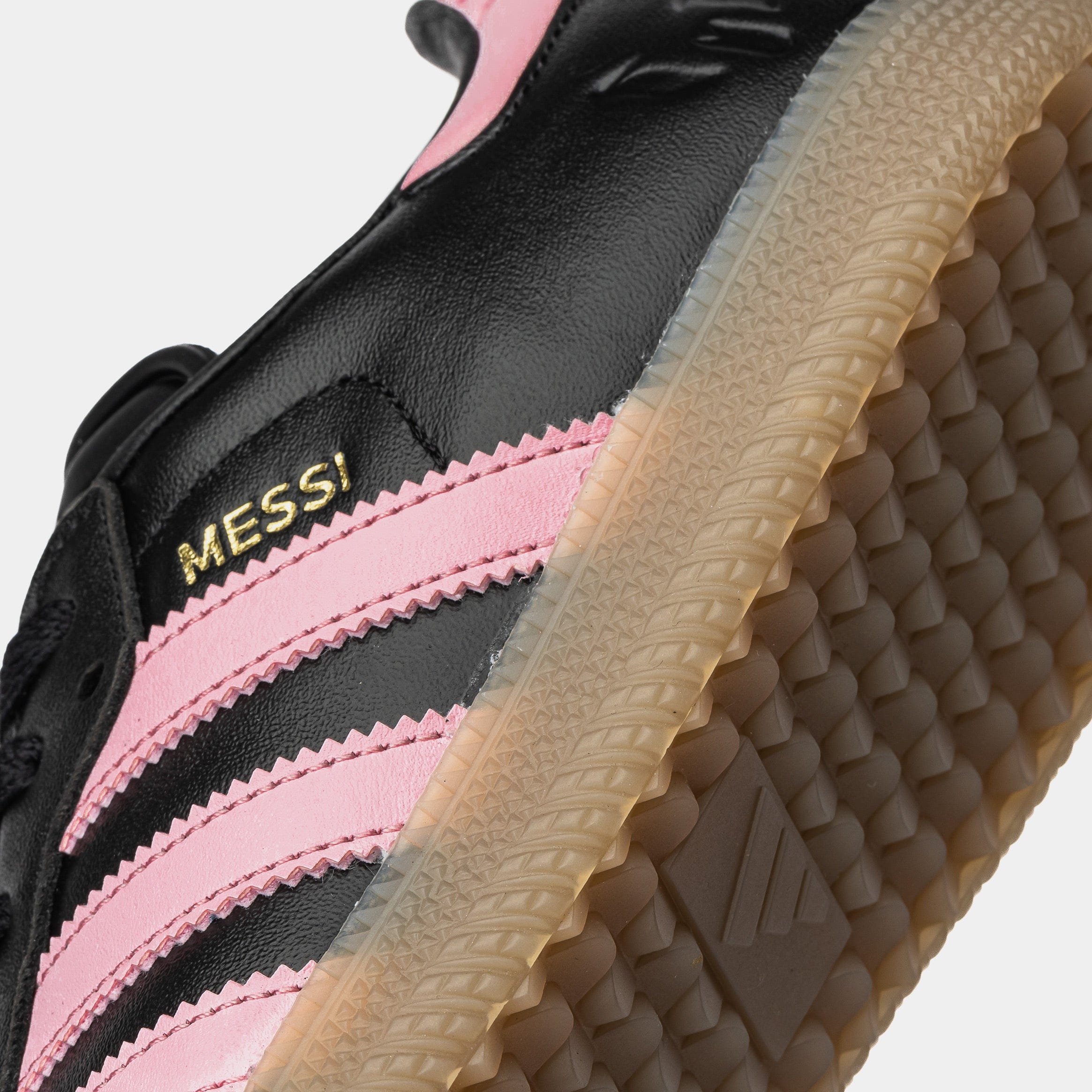 adidas Samba OG Messi Mens Lifestyle Shoes (Black/Pink/Black)