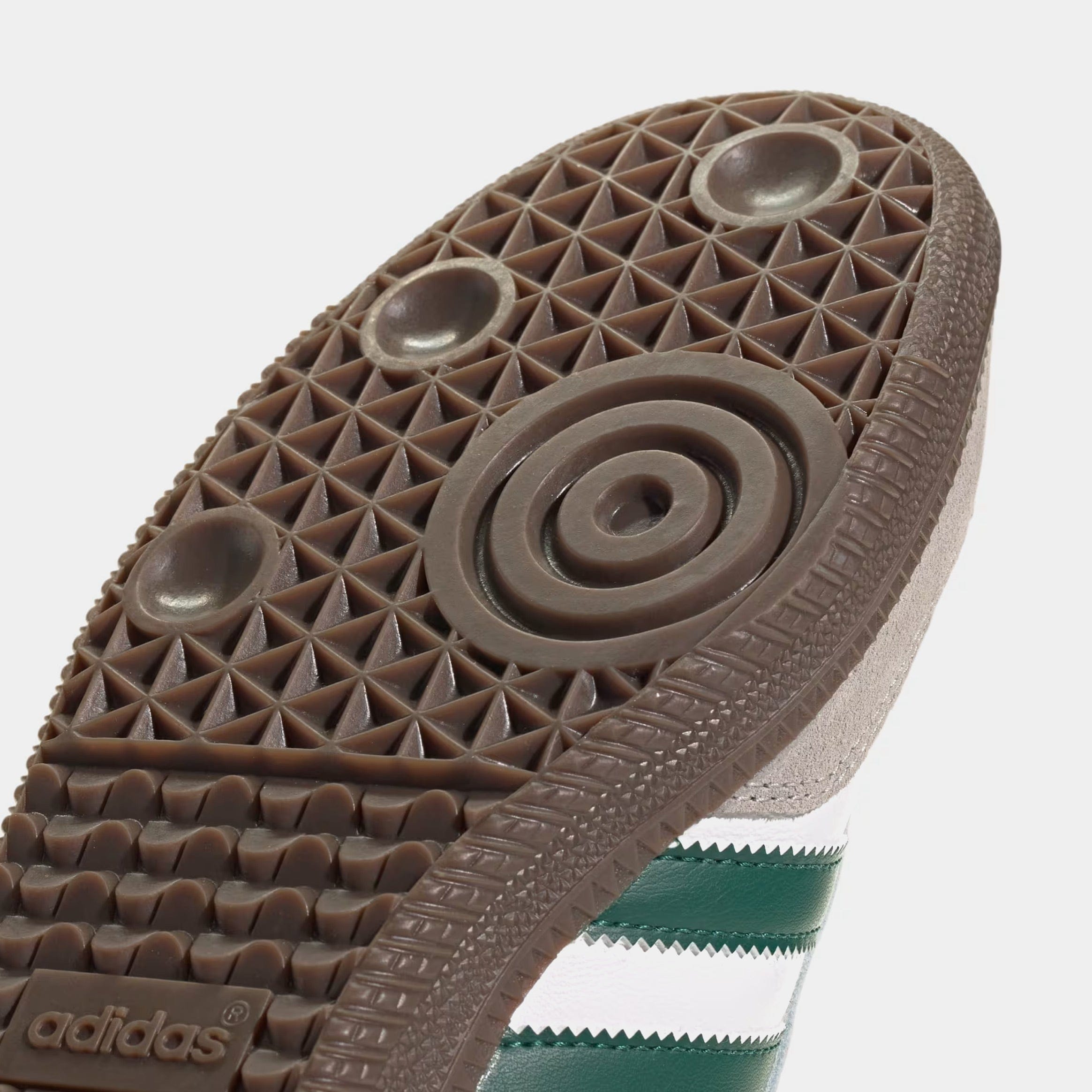 adidas Samba OG Mens Lifestyle Shoes (Cloud White/Collegiate Green/Clear Granite)