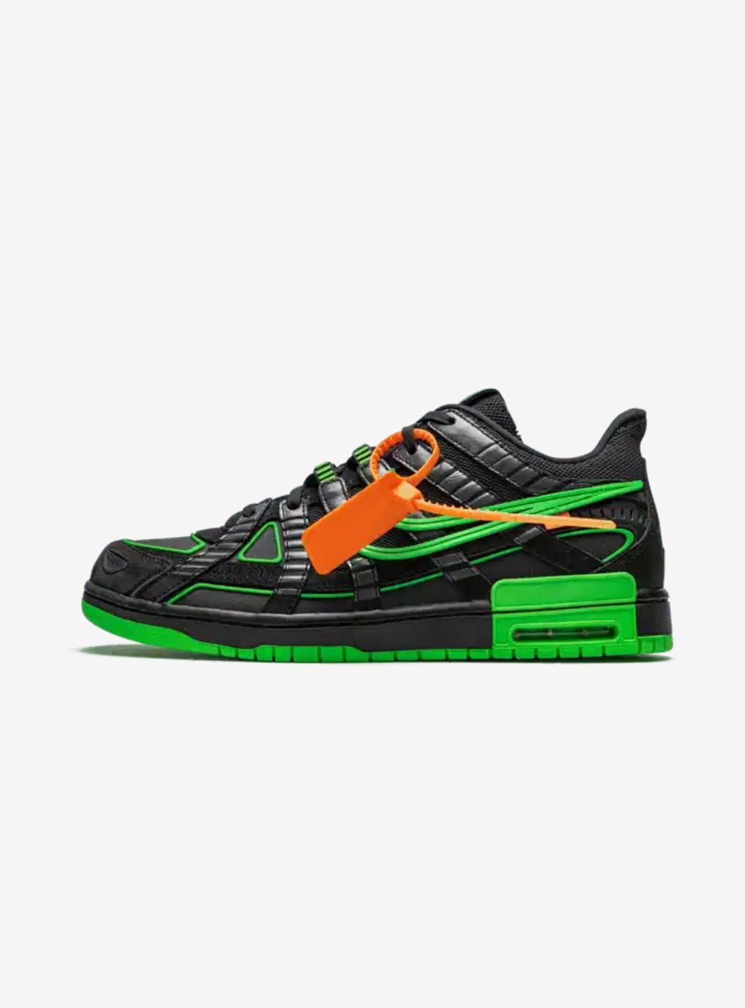 Nike Air Rubber Dunk Off - White Green Strike