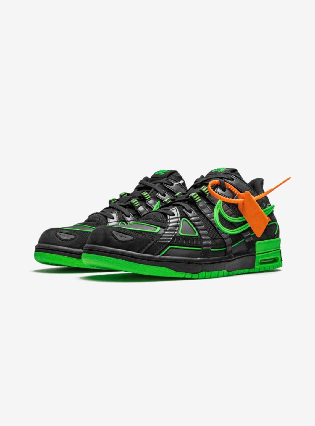 Nike Air Rubber Dunk Off - White Green Strike