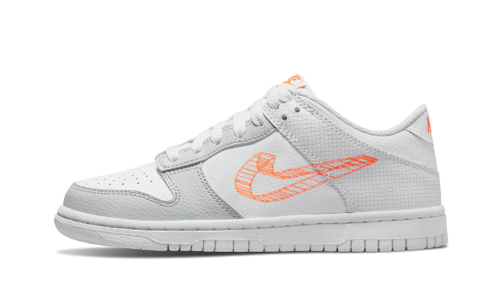 Nike Dunk Low 3D Swoosh White Grey