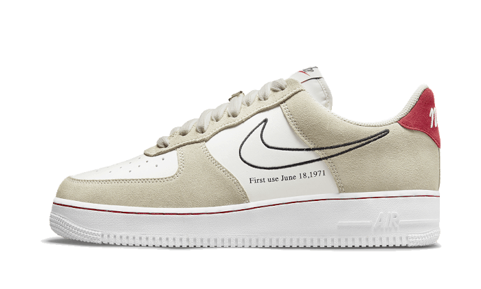 Nike Air Force 1 Low First Use Light Sail Red