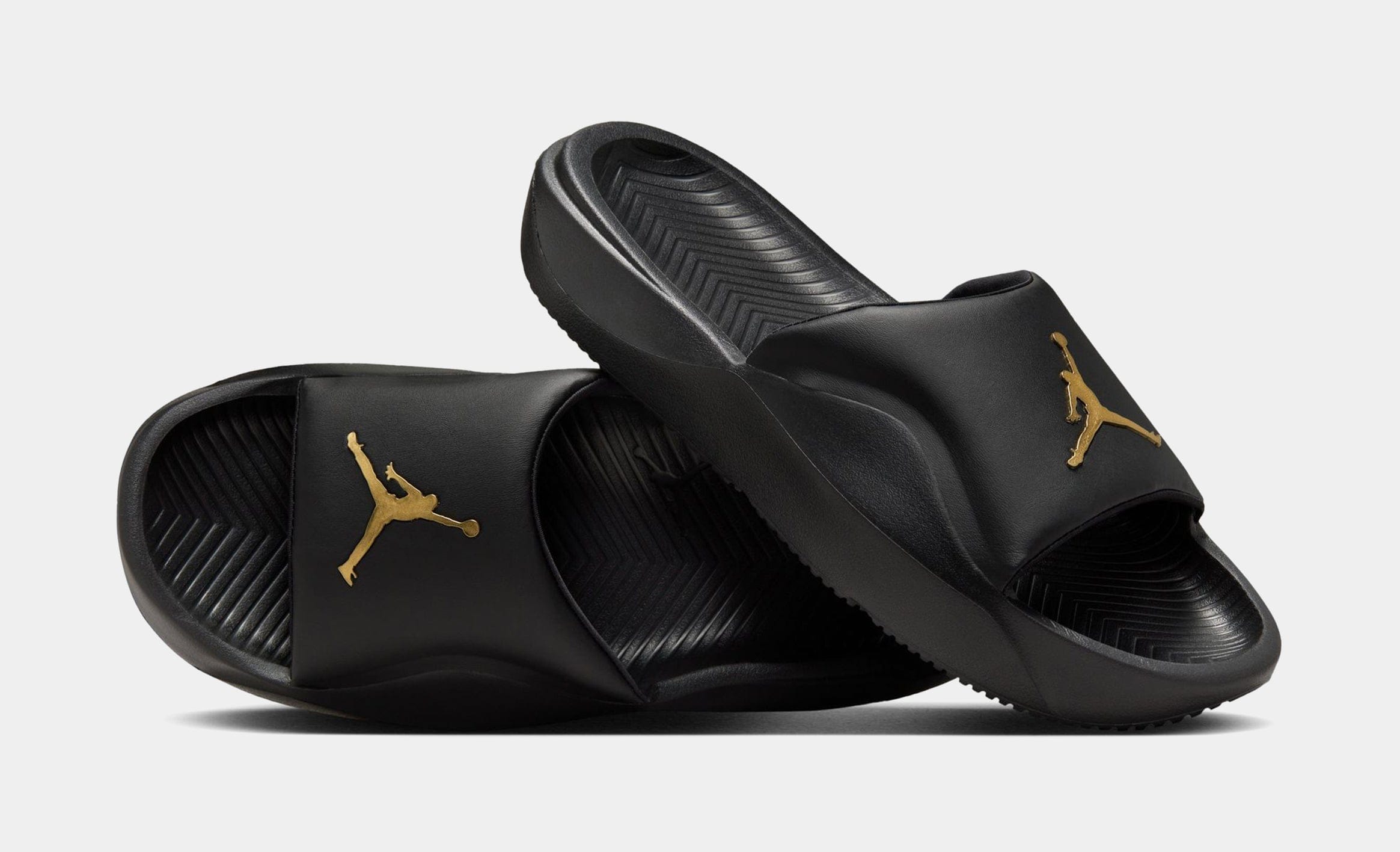 Air Jordan Franchise Mens Sandals (Black/Metallic Gold)