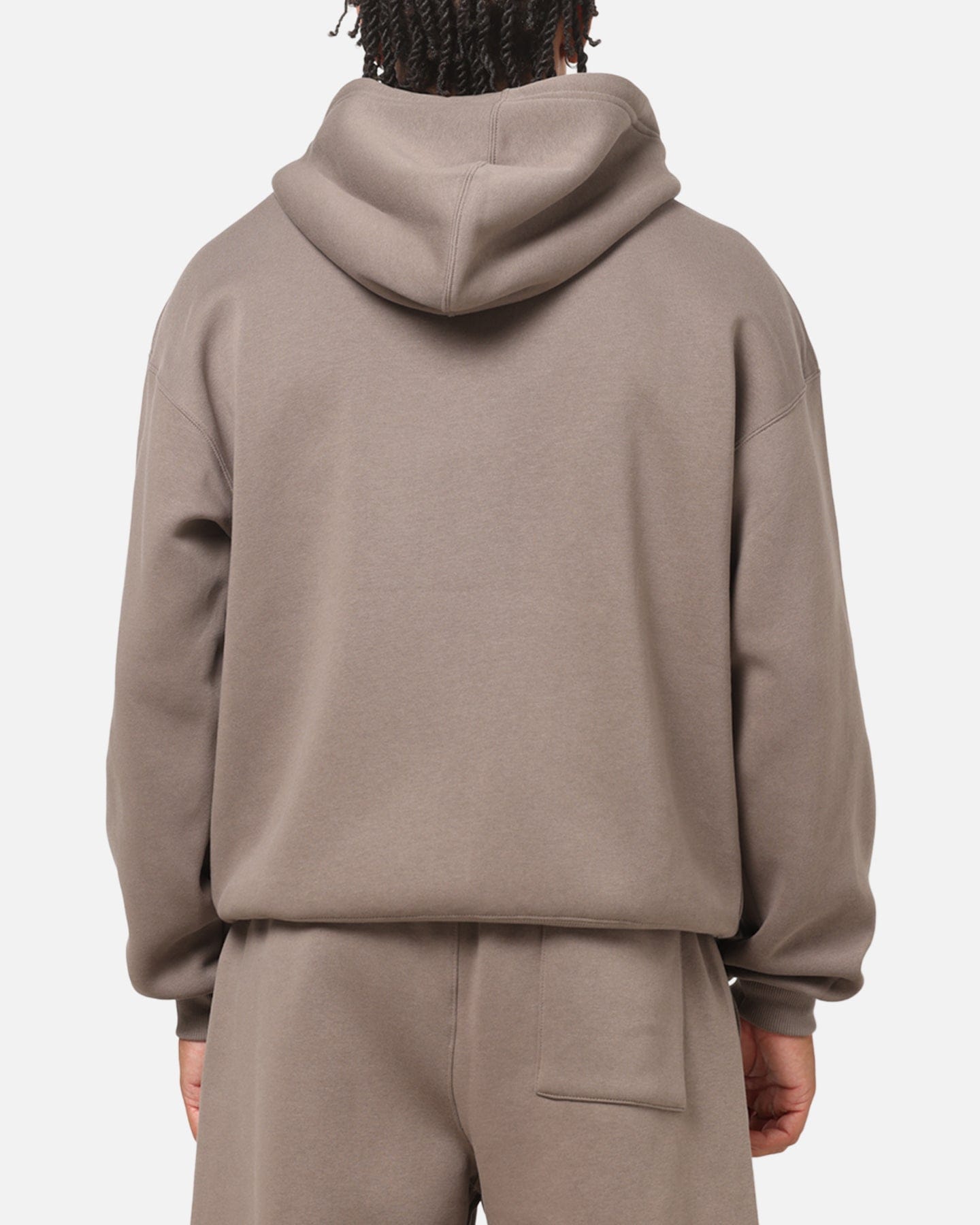 Air Jordan Jordan Jumpman Brooklyn Oversized Fleece Hoodie Olive Grey/Black
