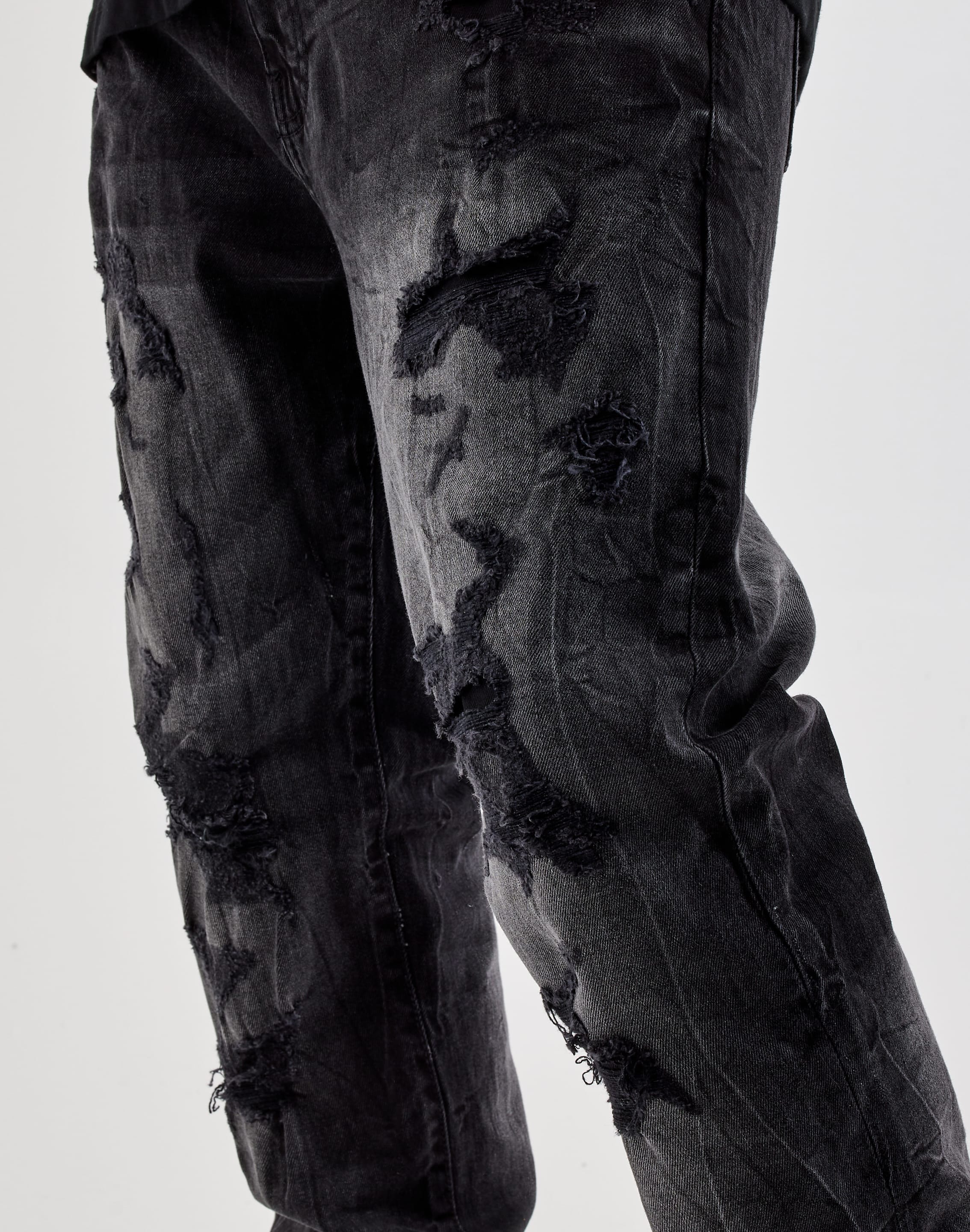 Air Jordan Jordan Craig Slim Distressed Denim Jeans
