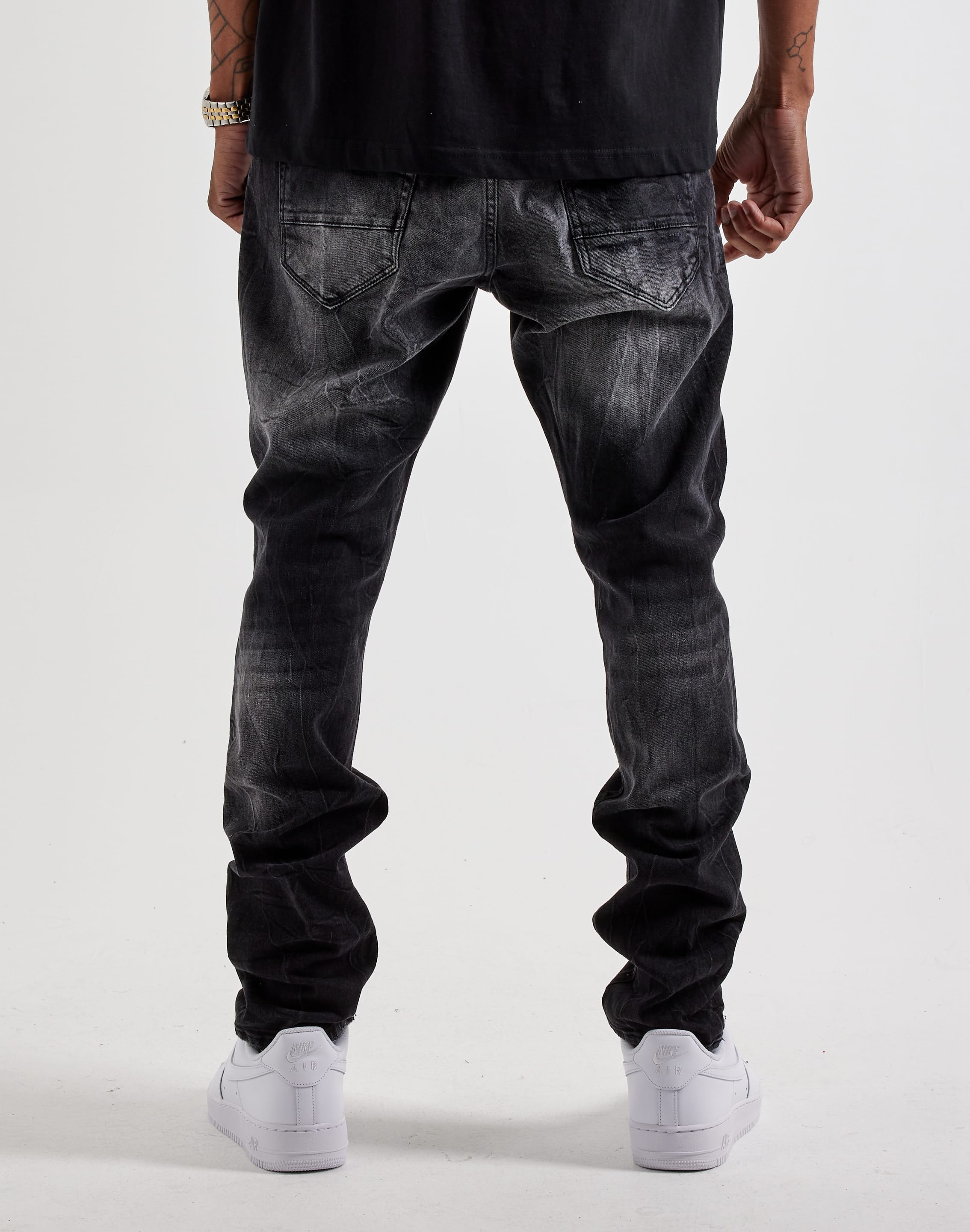 Air Jordan Jordan Craig Slim Distressed Denim Jeans
