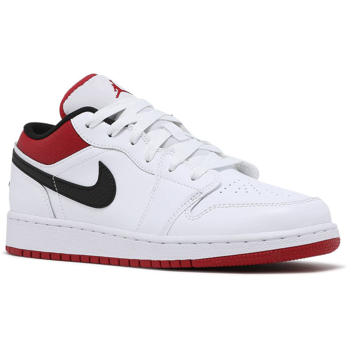 Air Jordan 1 Low White Gym Red (GS/Juniors) (2021)