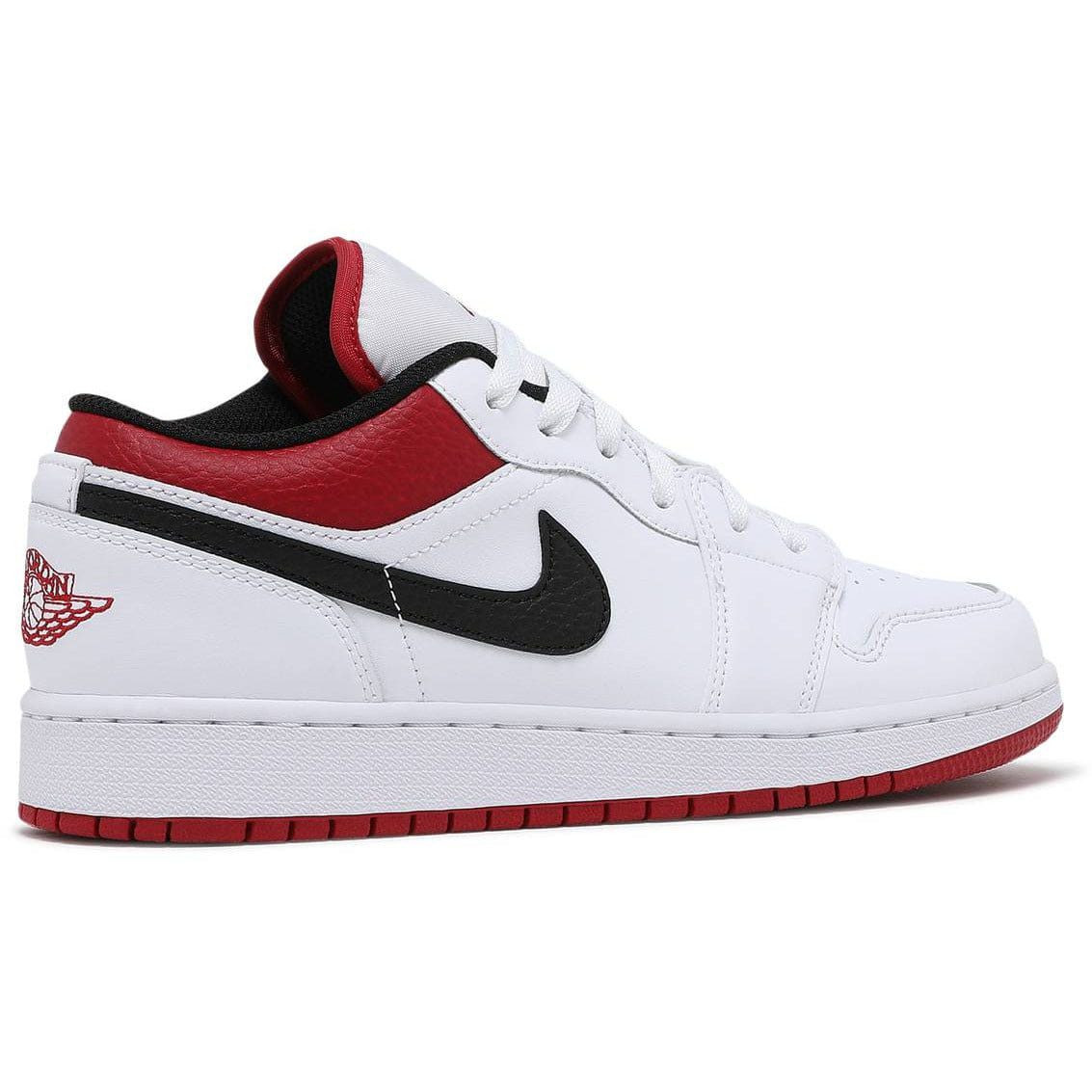 Air Jordan 1 Low White Gym Red (GS/Juniors) (2021)