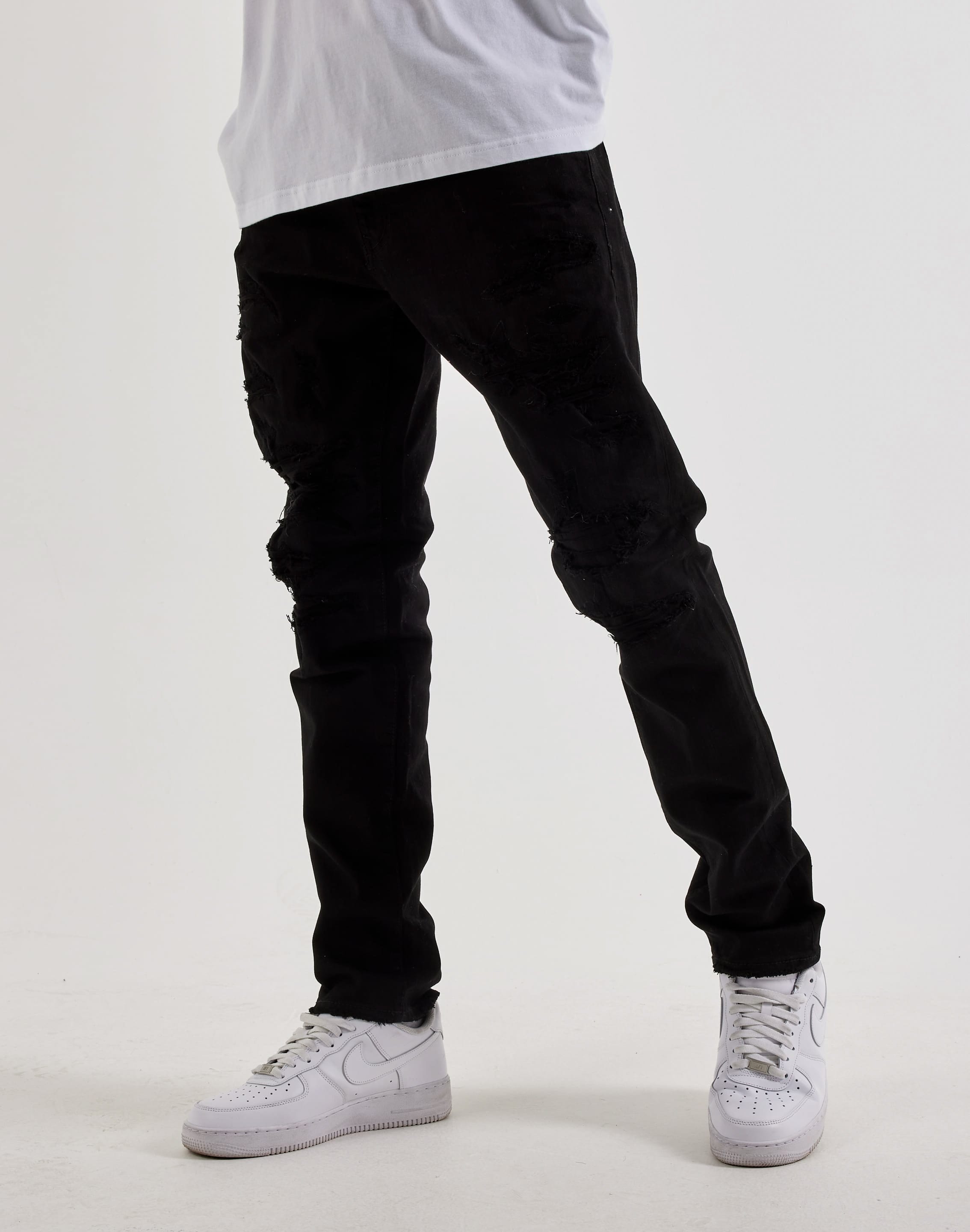 Air Jordan Jordan Craig Distressed Slim Sean Denim Jeans