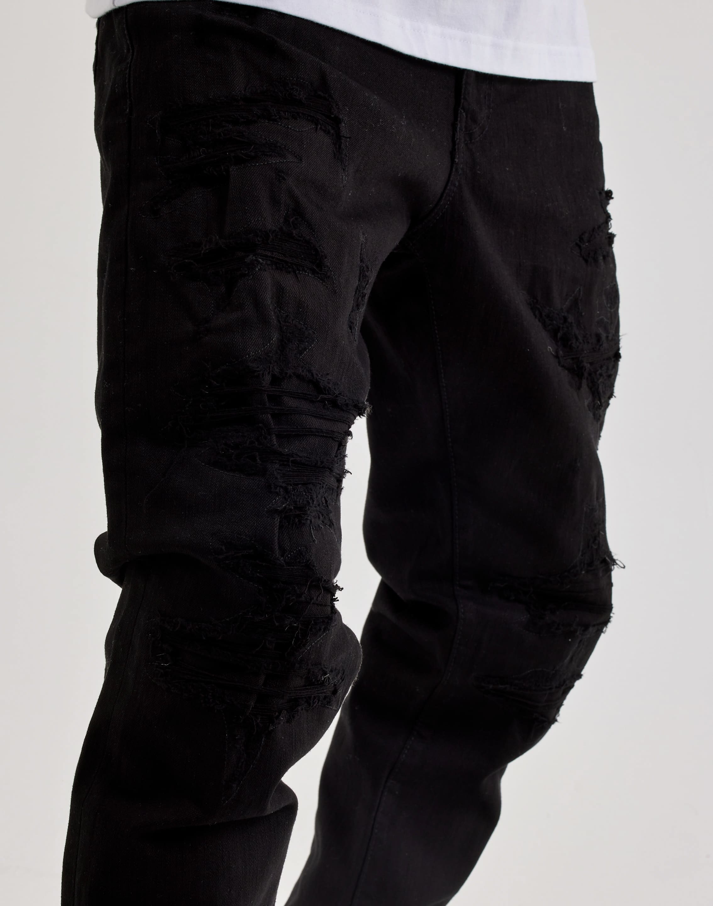 Air Jordan Jordan Craig Distressed Slim Sean Denim Jeans