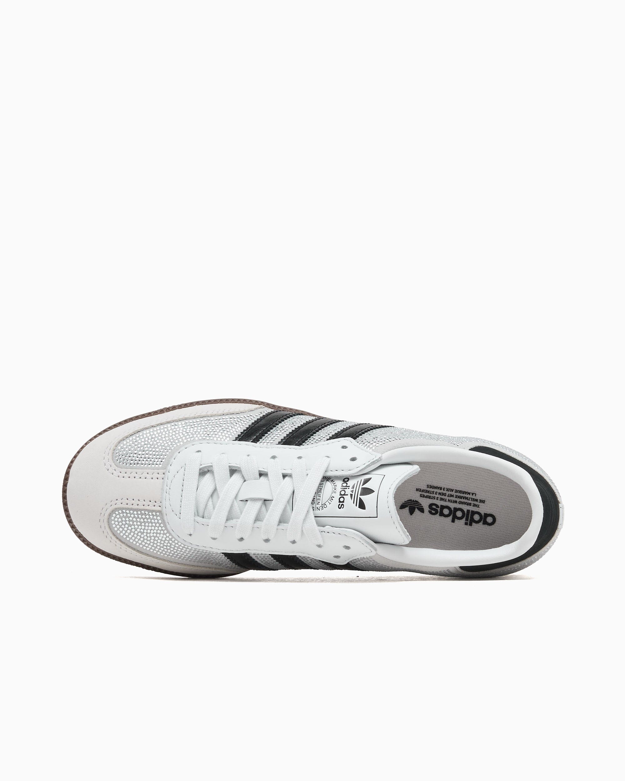 adidas Originals Women's Samba OG Rhinestone Crystal White