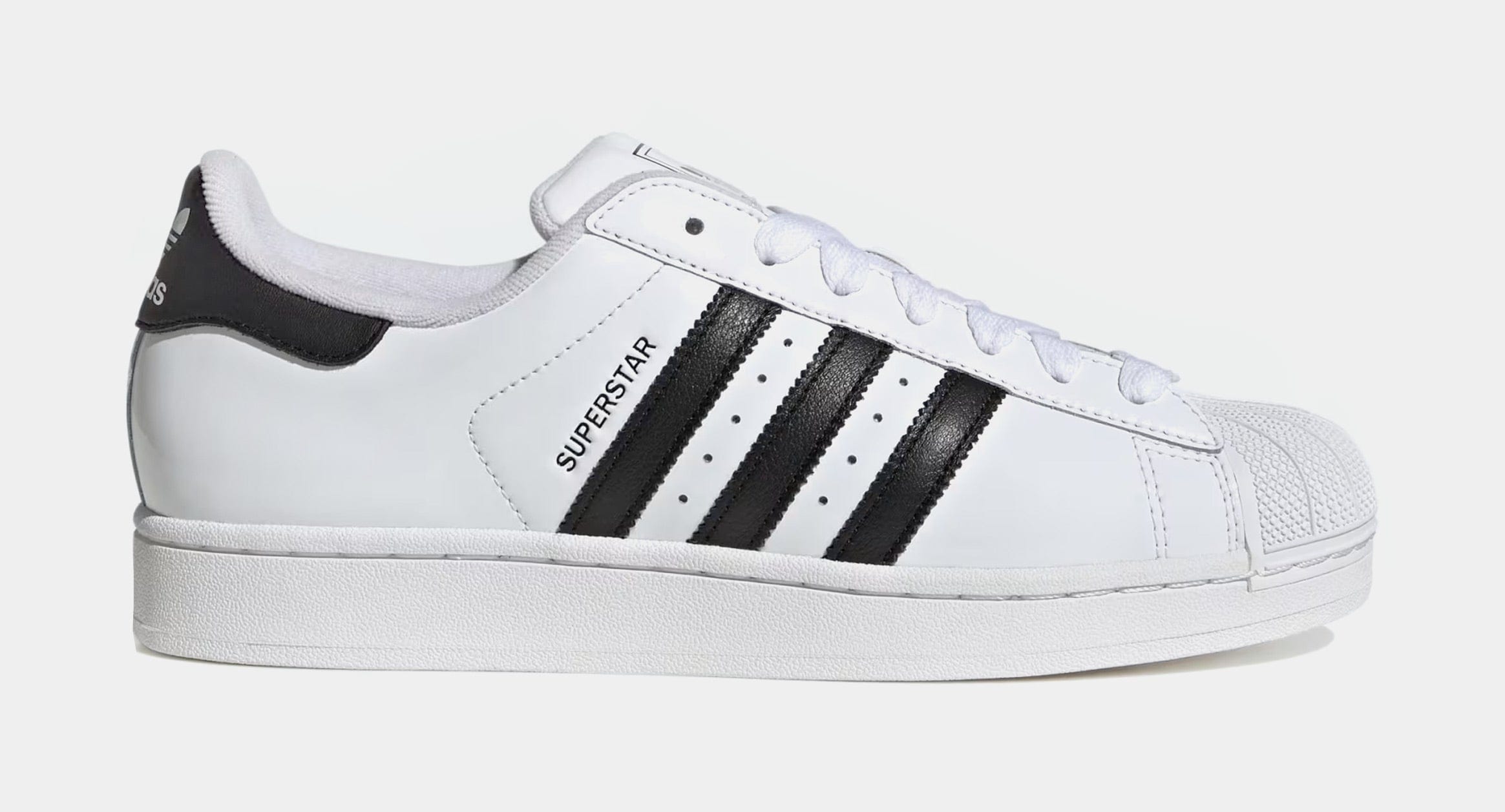 adidas Superstar II Mens Lifestyle Shoes (Cloud White/Core Black/Cloud White)