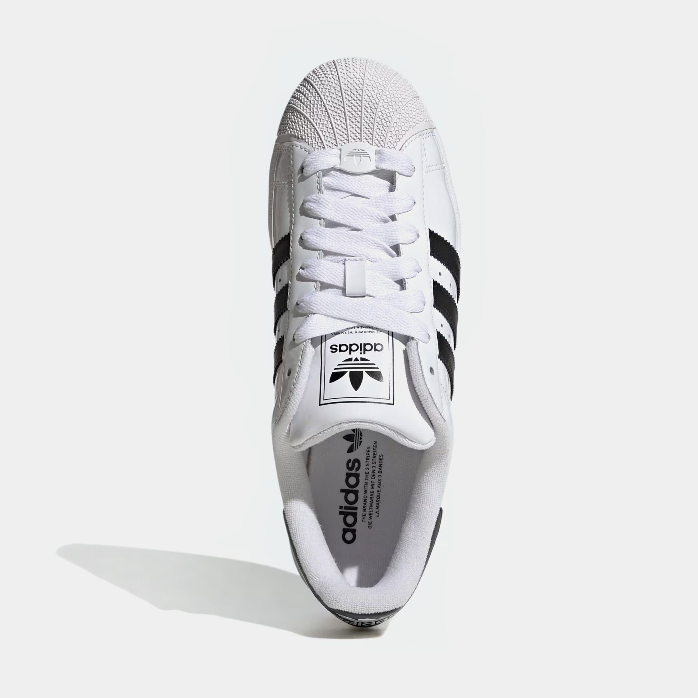 adidas Superstar II Mens Lifestyle Shoes (Cloud White/Core Black/Cloud White)