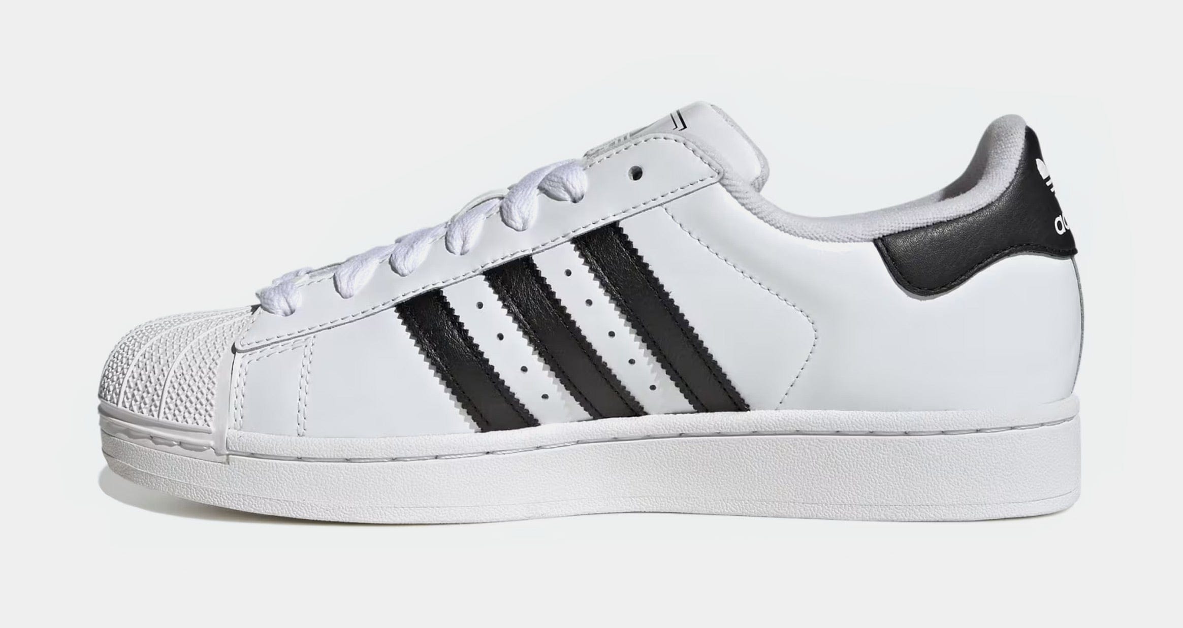 adidas Superstar II Mens Lifestyle Shoes (Cloud White/Core Black/Cloud White)