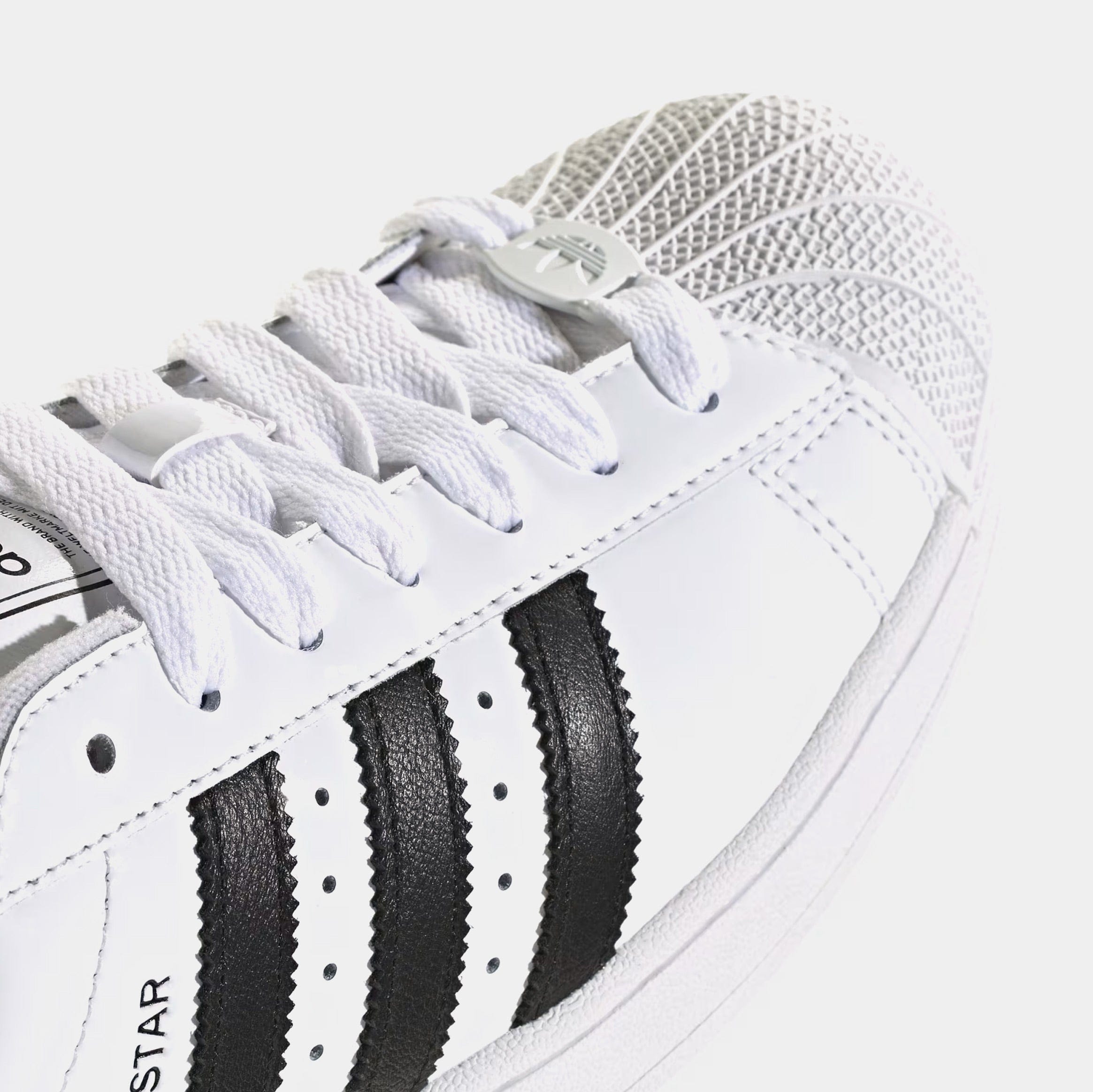 adidas Superstar II Mens Lifestyle Shoes (Cloud White/Core Black/Cloud White)