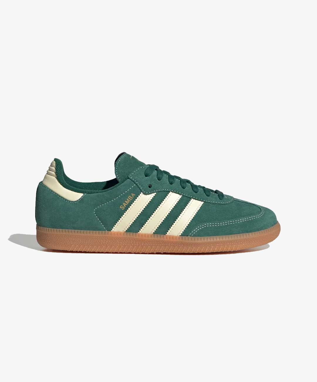 ADIDAS ORIGINALS | SAMBA OG { COLLEGIATE GREEN / WARM VANILLA / GUM