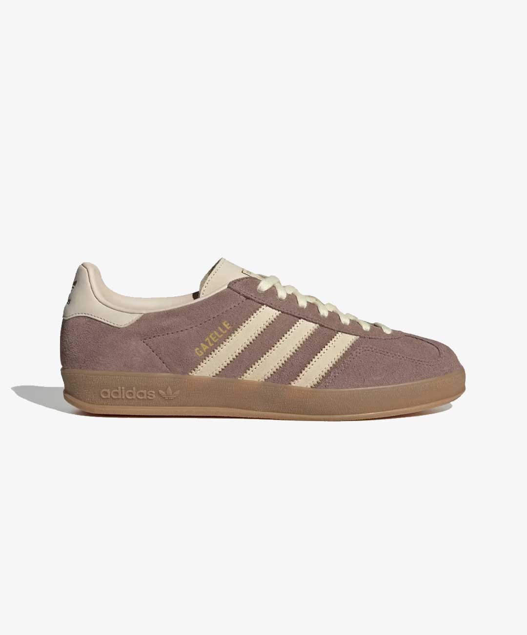 ADIDAS ORIGINALS | GAZELLE INDOOR { TRACE BROWN / WARM VANILLA / GUM