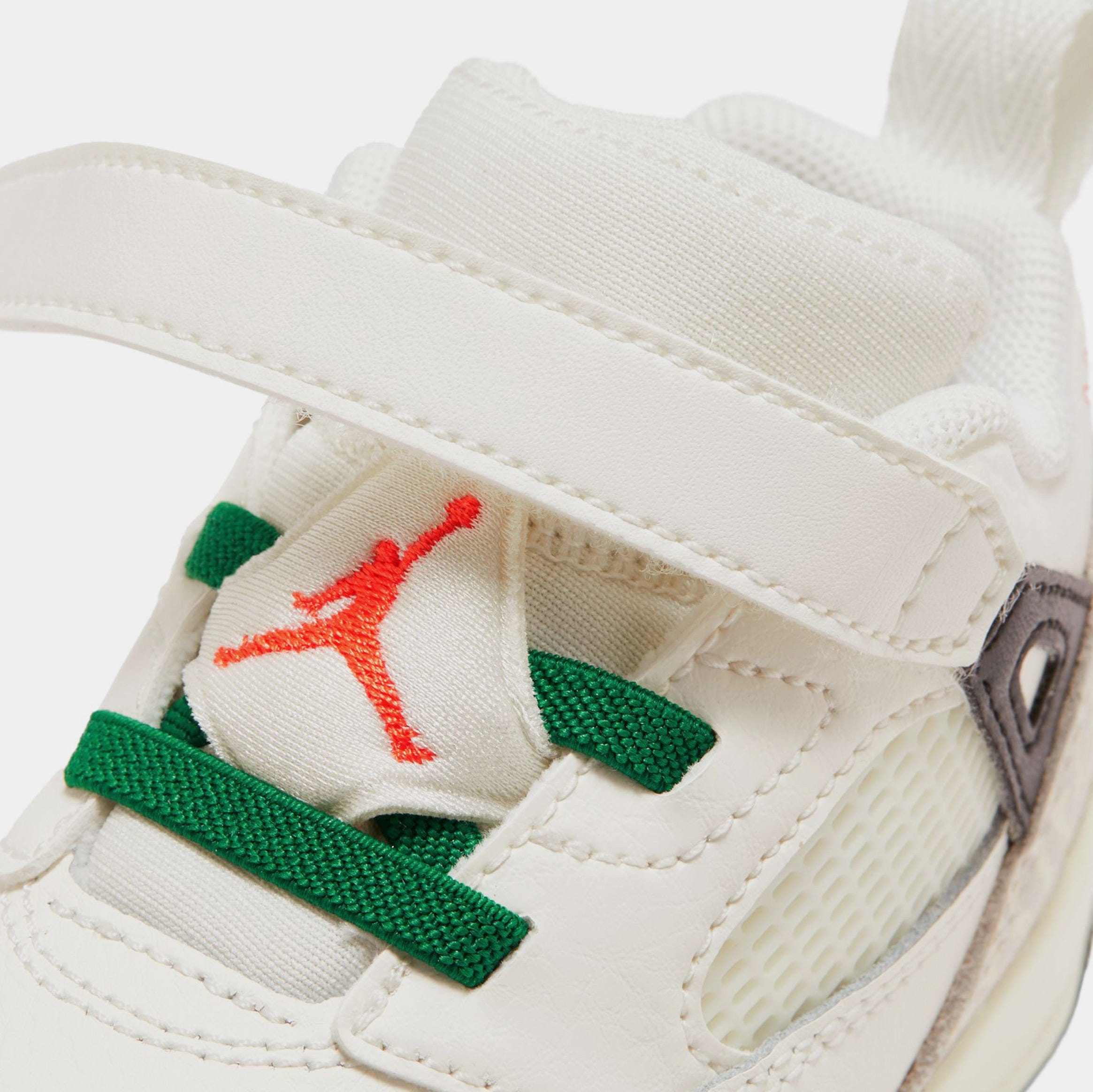 Air Jordan Spizike Low Infant Toddler Lifestyle Shoes (Sail/Black/Pine Green/Orange)