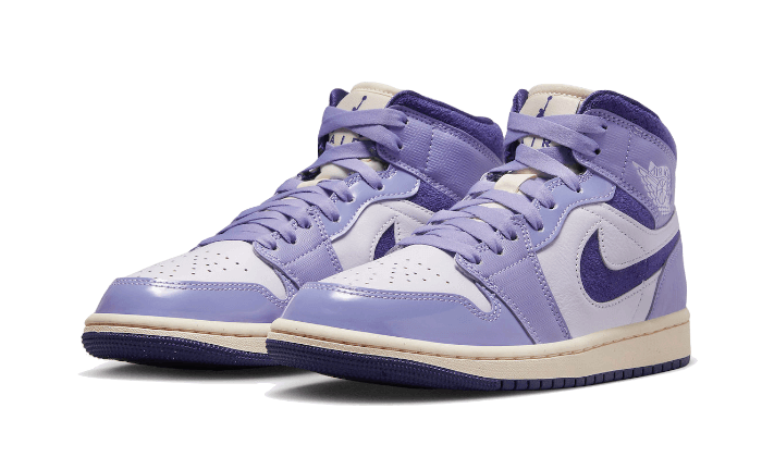 Air Jordan 1 Mid Purple Chenille