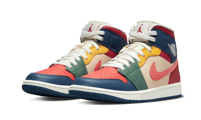 Air Jordan 1 Mid SE Multi - color