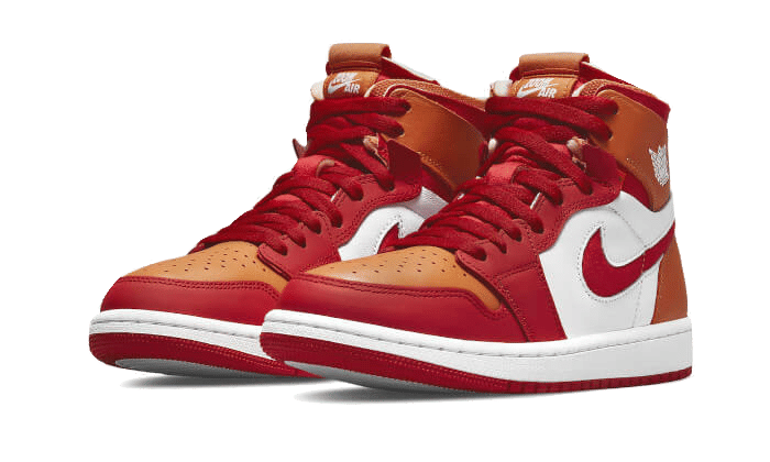 Air Jordan 1 High Zoom Air CMFT Fire Red Hot Curry
