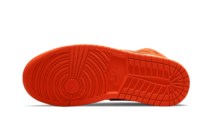Air Jordan 1 Mid Orange Black