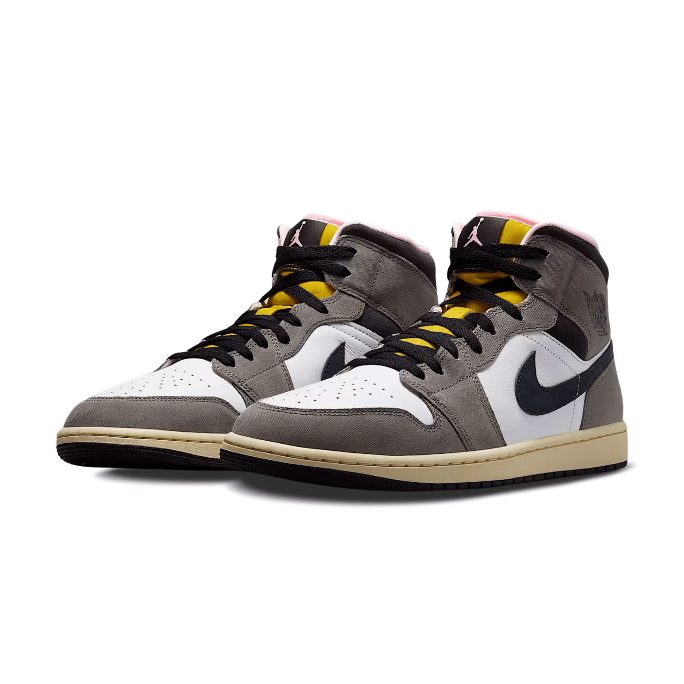 Air Jordan 1 Mid SE Dark Sulphur Oil Grey
