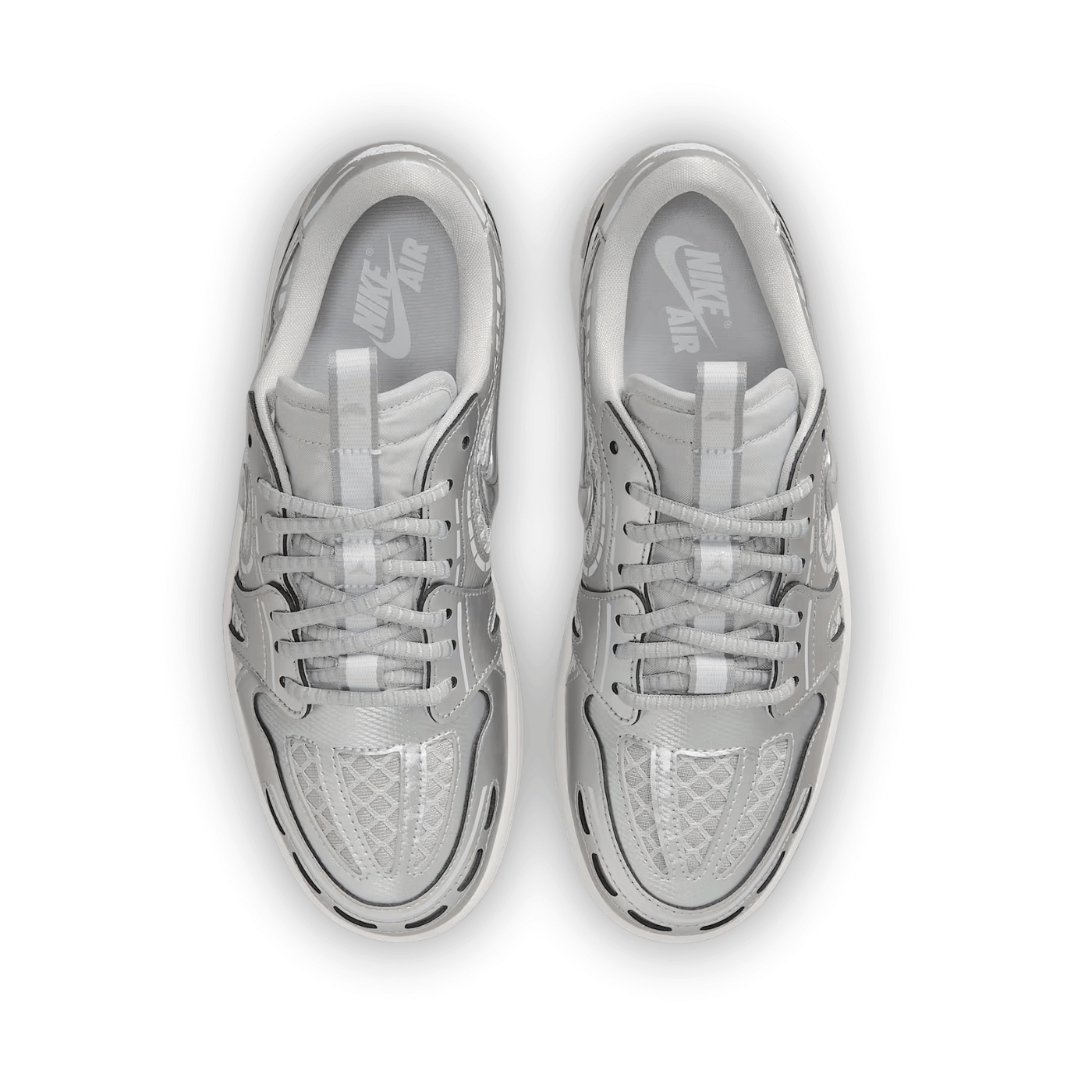 Air Jordan 1 Low Method of Make Metallic Silver