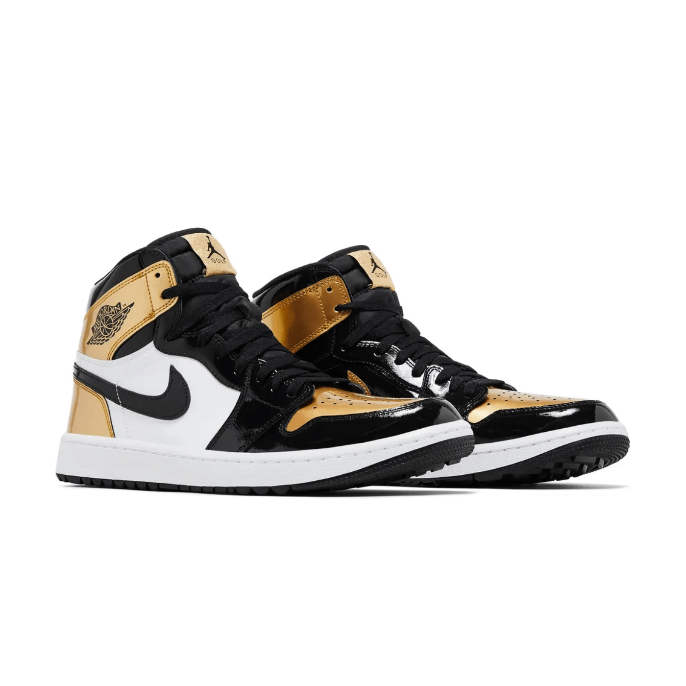 Air Jordan Jordan 1 Retro High Golf Patent Gold Toe
