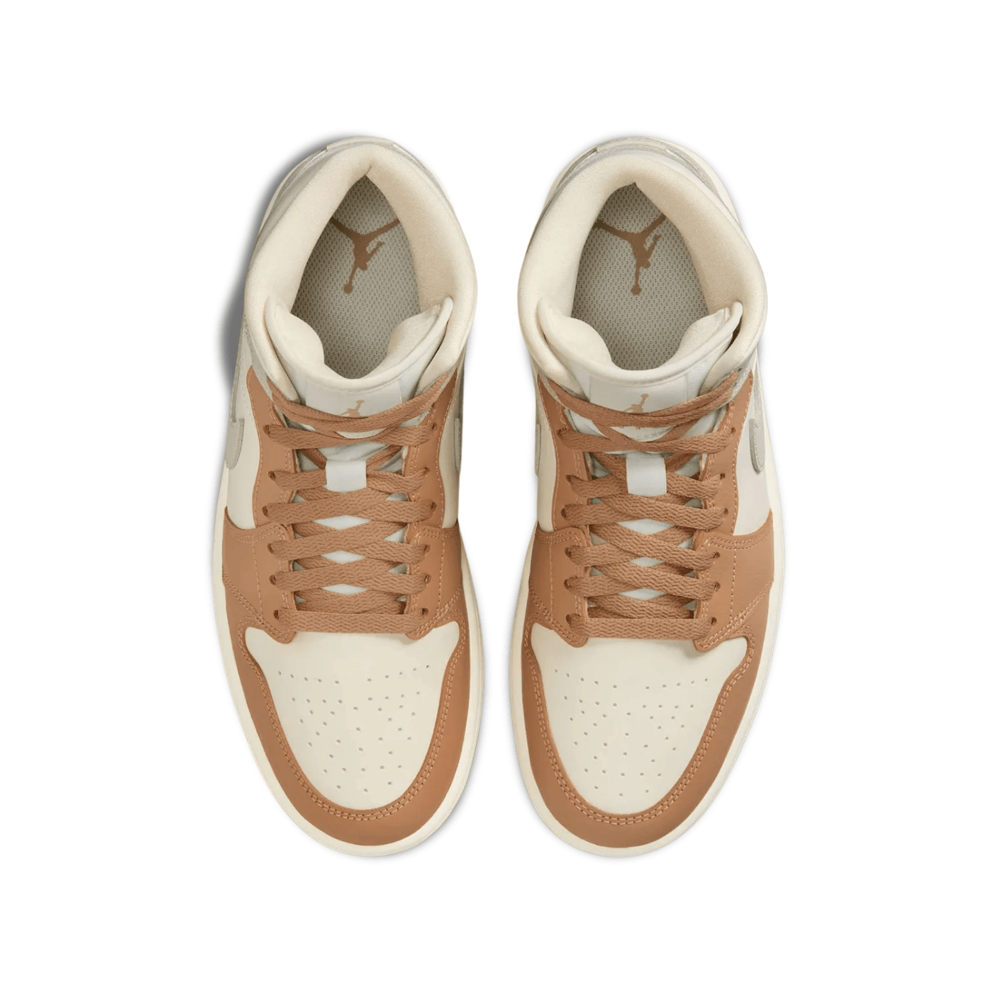 Air Jordan Jordan 1 Mid Tan Toe (Women's)