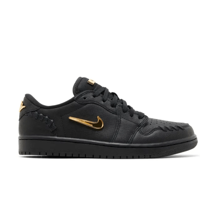 Air Jordan Jordan 1 Low Method of Make Black Metallic Gold (Women's)
