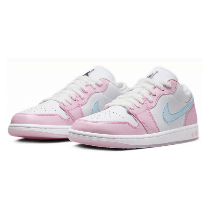Air Jordan Jordan 1 Low SE Paw Print Pink Foam (Women's)