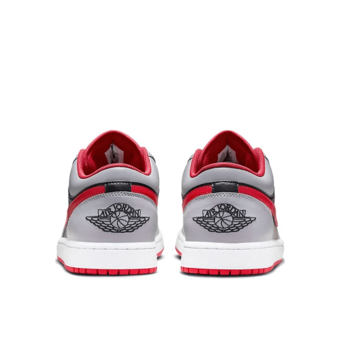Air Jordan Jordan 1 Low Black Light Smoke Grey Gym Red