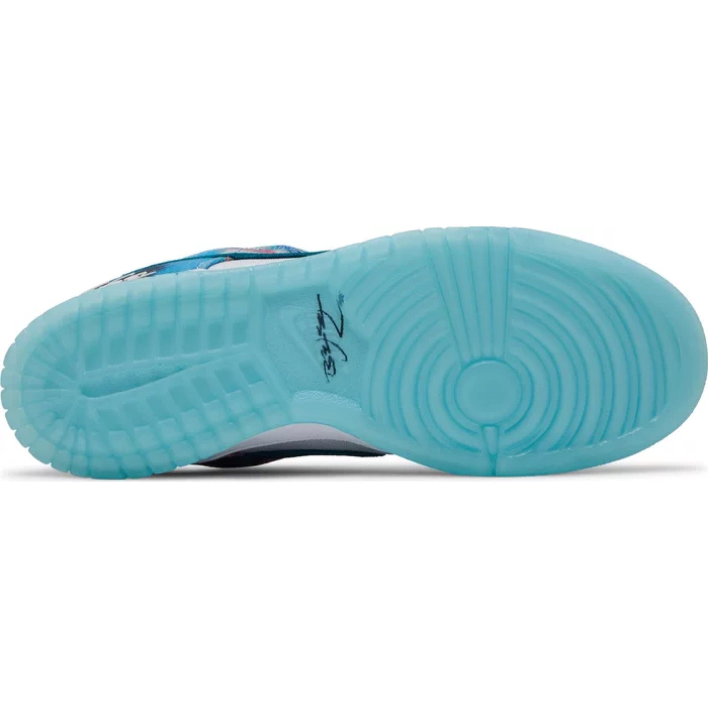Nike Futura Laboratories x Nike SB Dunk Low Bleached Aqua