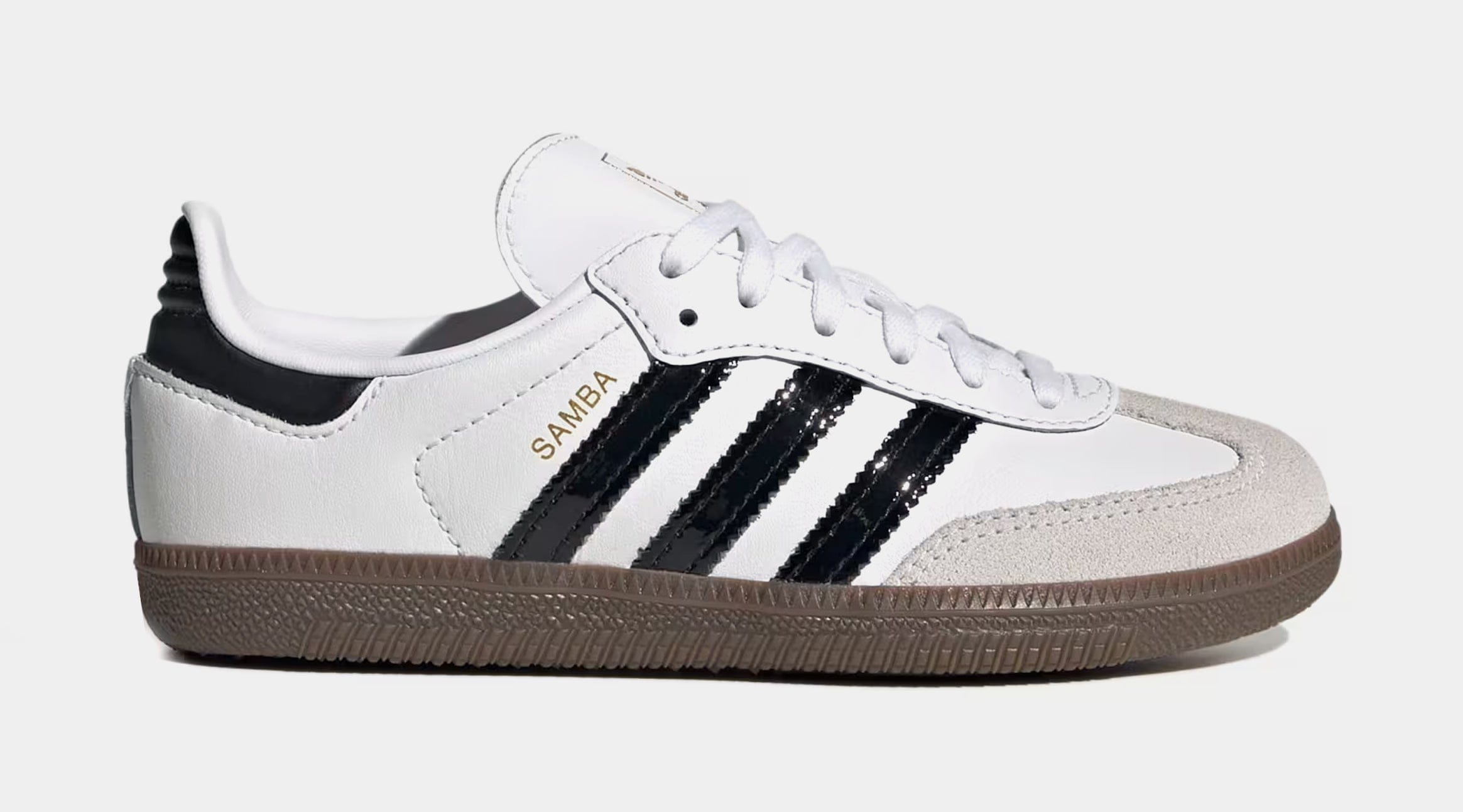 adidas Samba OG Preschool Lifestyle Shoes (Cloud White/Core Black/Gum)