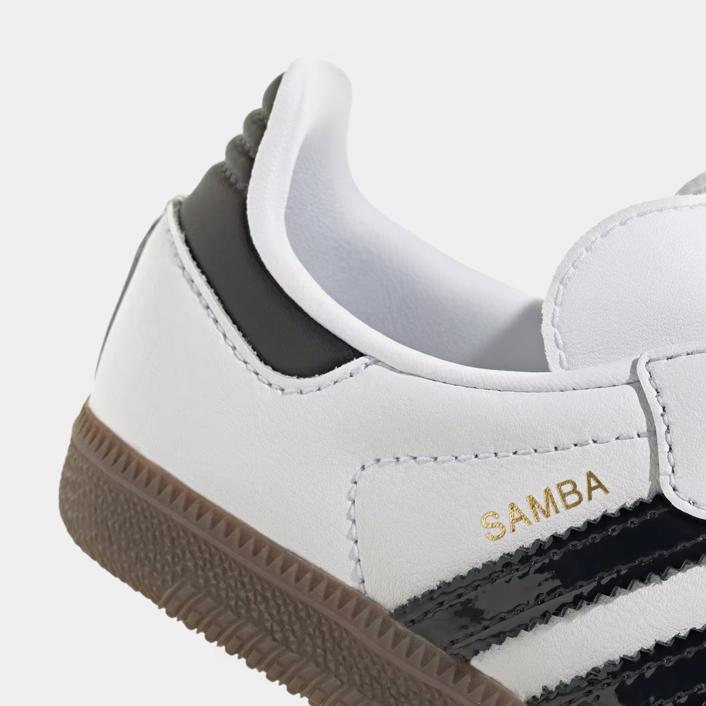 adidas Samba OG Preschool Lifestyle Shoes (Cloud White/Core Black/Gum)