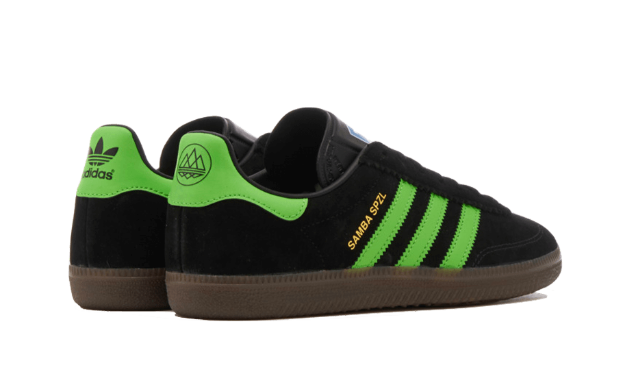 adidas Samba Deco SPZL Core Black Lucid Lime