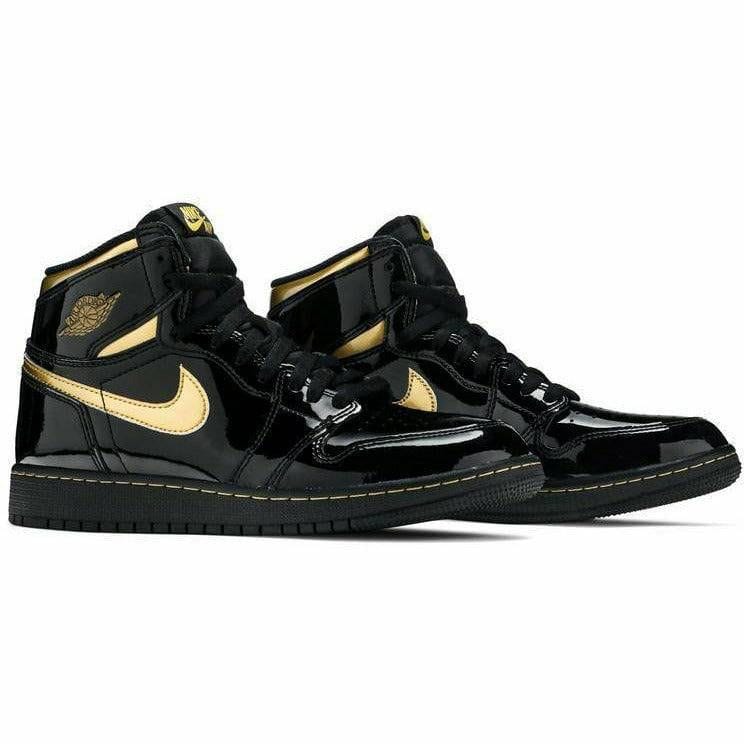 Air Jordan 1 High Black Metallic Gold