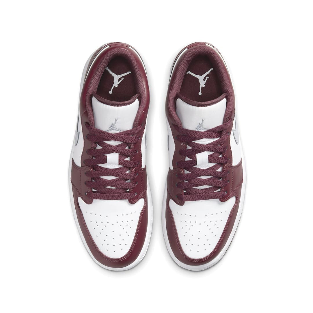 Air Jordan Jordan 1 Low White Bordeaux Sneakers | Off Kicks India