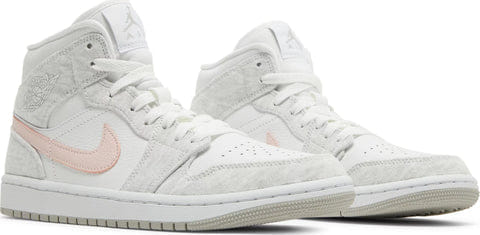 Air Jordan 1 Mid Light Iron Ore Pink Grey Sneakers India