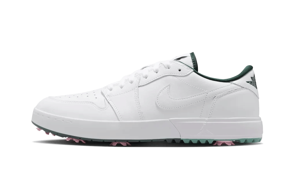 Air Jordan 1 Low Golf Spiked White Fir Elemental Pink