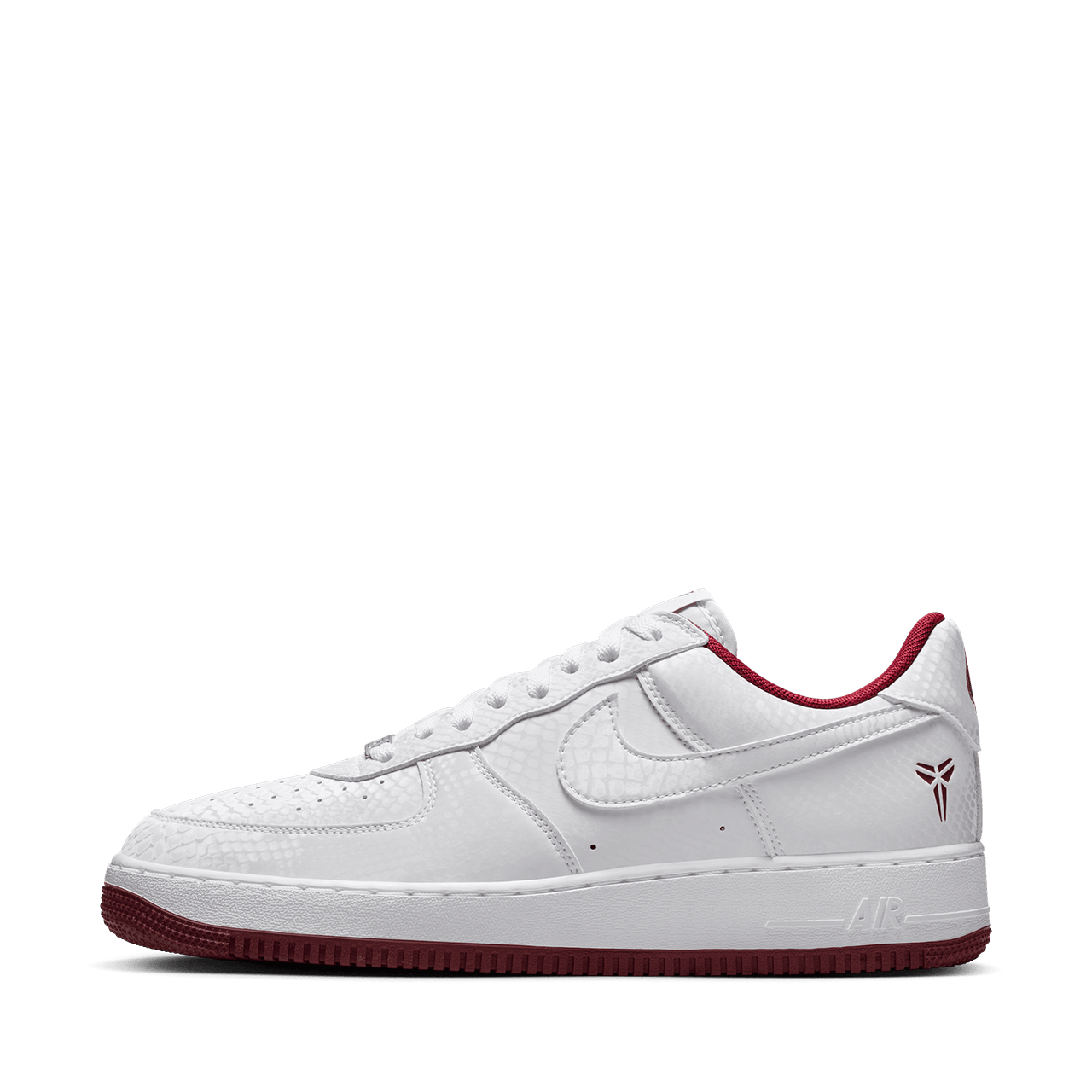Nike Kobe Air Force 1 Low White and Team Red