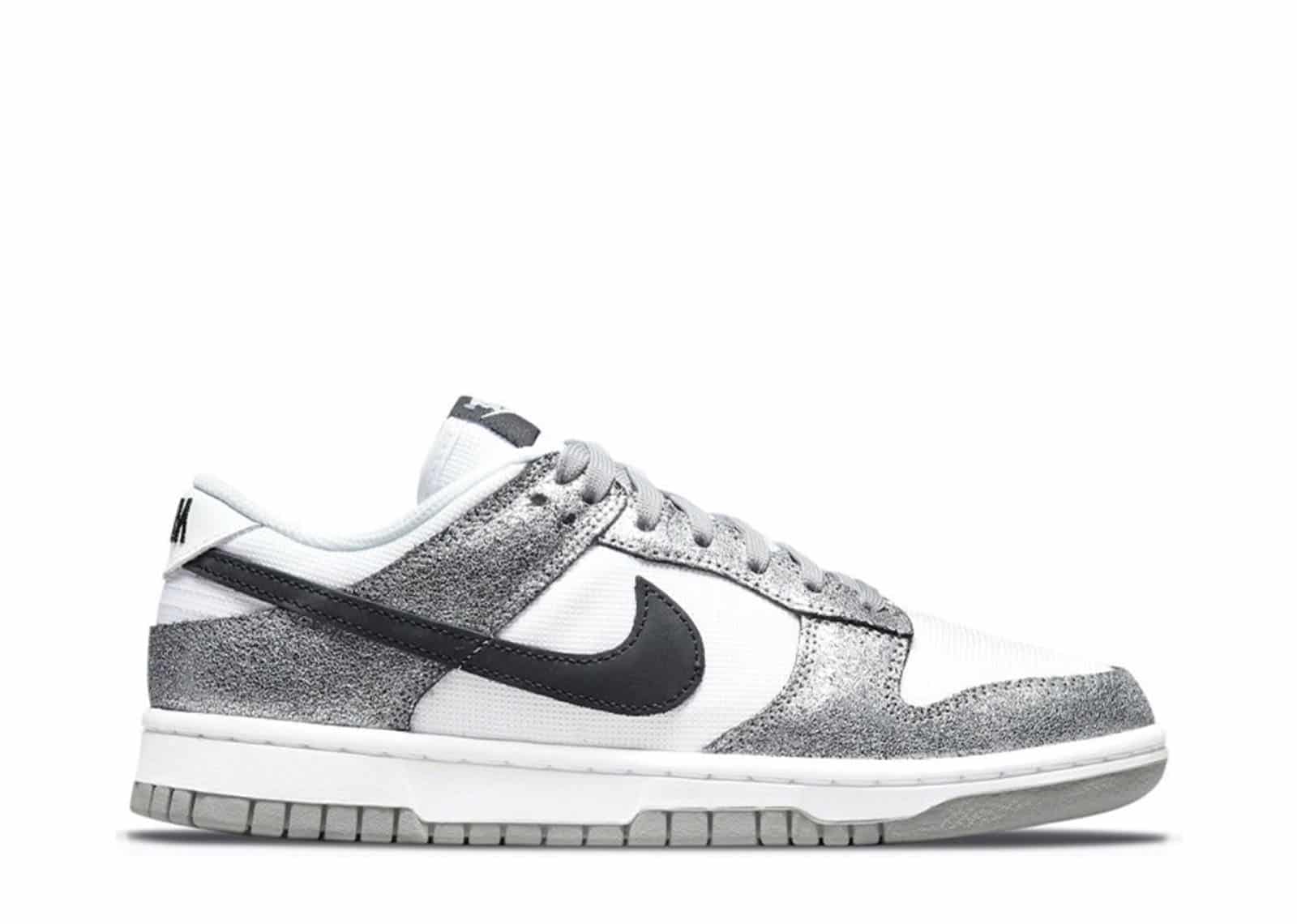 Nike Dunk Low Shimmer White Metallic Silver (W)