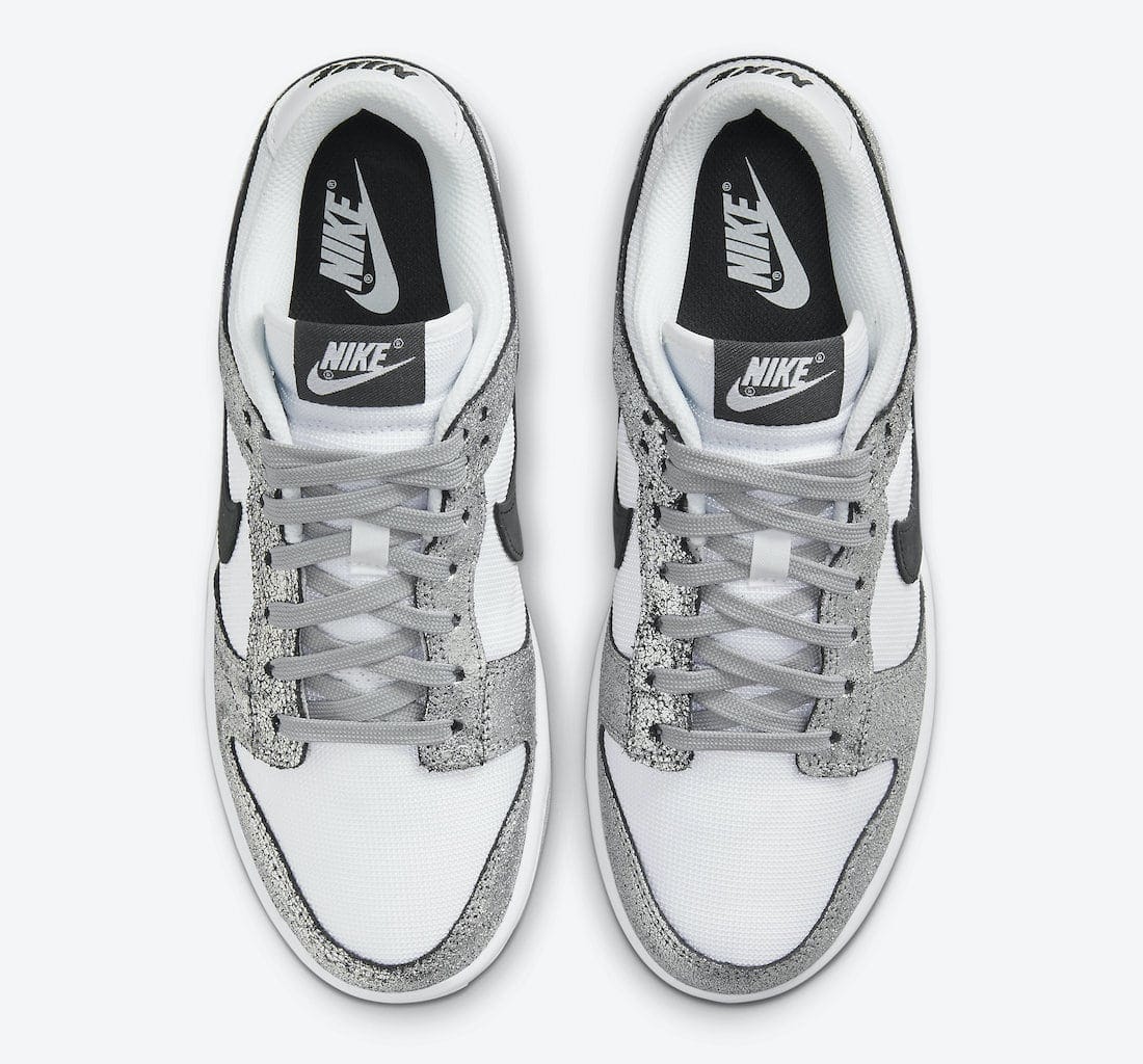 Nike Dunk Low Shimmer White Metallic Silver (W)