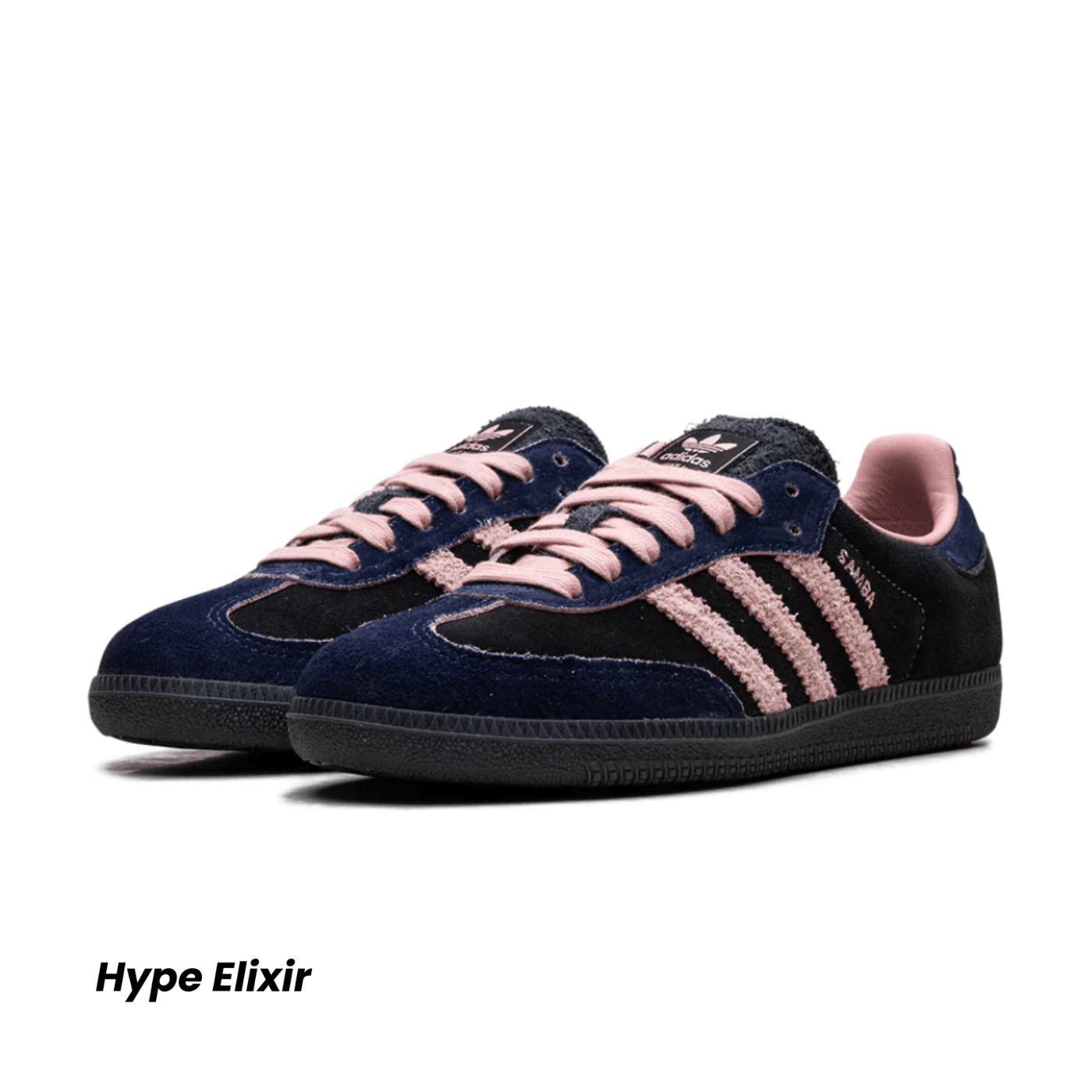 Adidas Samba OG Black Wonder Mauve Indigo (Women's)