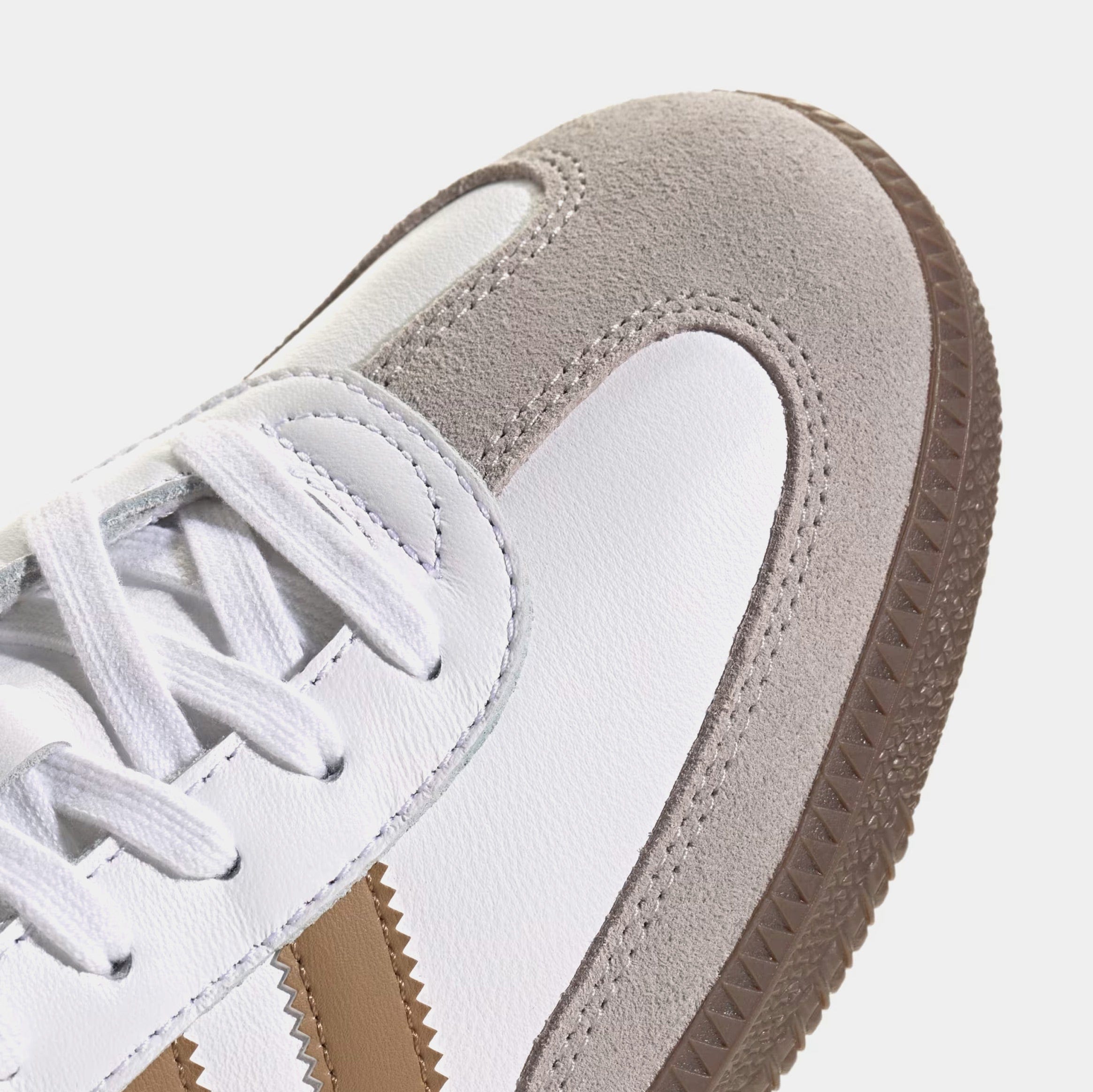 adidas Samba OG Mens Lifestyle Shoes (Cloud White/Brown Desert)