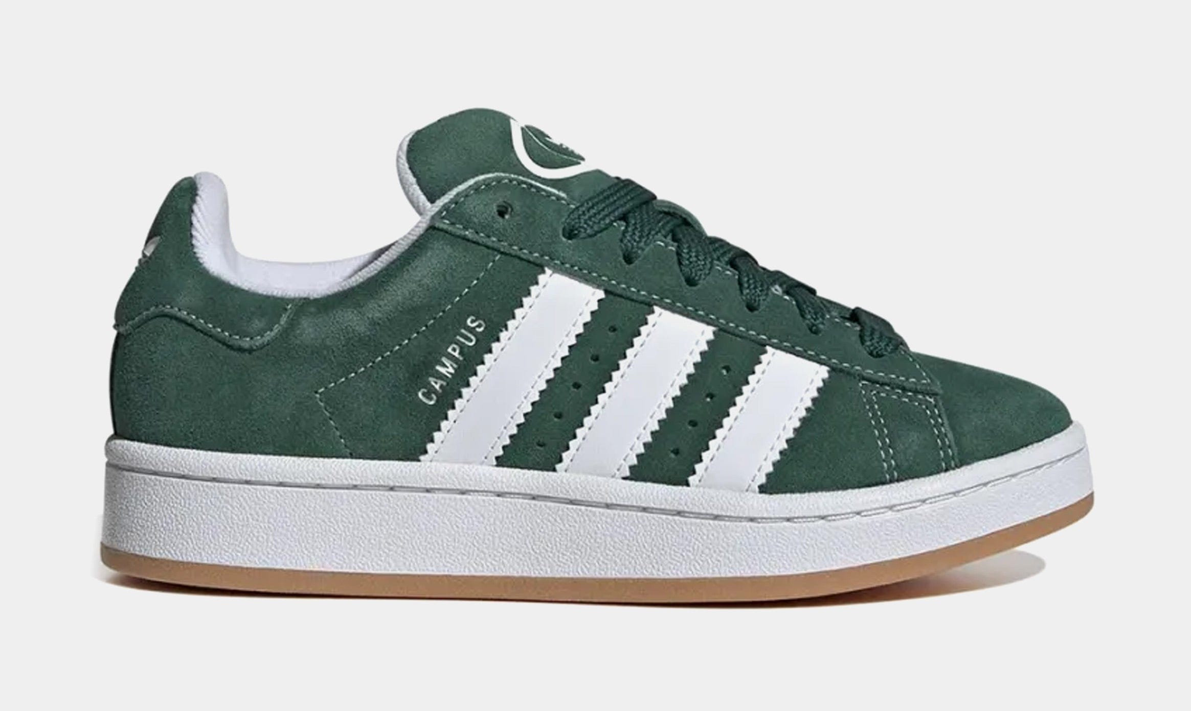 adidas Campus 00s Grade School Lifestyle Shoes (Dark Green)